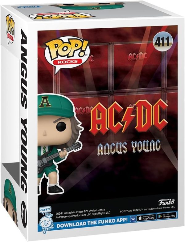 Funko POP Rocks: AC/DC - Angus Young - (Green) - Collectable Vinyl Figure - Gift Idea - Official Merchandise - for Kids & Adults - Music Fans - Model Figure for Collectors and Display