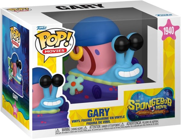Funko Pop! Movies: The Spongebob Movie - Gary - Collectable Vinyl Figure - Gift Idea - Official Merchandise - Toys for Kids & Adults - Cartoon Fans - Model Figure for Collectors and Display