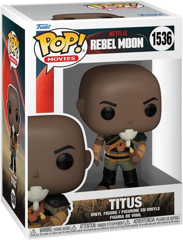 Funko POP! Movies: Rebel Moon - Titus - Collectable Vinyl Figure - Gift Idea - Official Merchandise - for Kids & Adults - Movies Fans - Model Figure for Collectors and Display