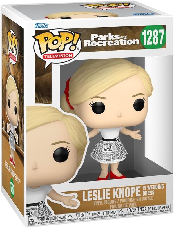 Funko Pop TV: Parks & Recreation 15th Anniversary - Leslie Knope in Wedding Dress - Parks and Recreation - Collectable Vinyl Figure - Gift Idea - Official Merchandise - Toys for Kids & Adults