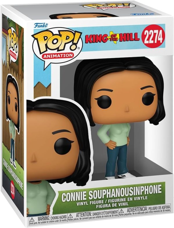 Funko Pop! Animation: King of The Hill - Connie Souphanousinphone - Collectable Vinyl Figure - Gift Idea - Official Merchandise - Toys for Kids & Adults - TV Fans - Figure for Collectors and Display