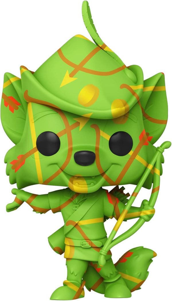 Funko Pop Pop Artist Series: Disney Treasures of The Vault - Robin Hood Multicolor - Disney Standard Characters - Amazon Exclusive - Collectable Vinyl Figure - Gift Idea - Official Merchandise