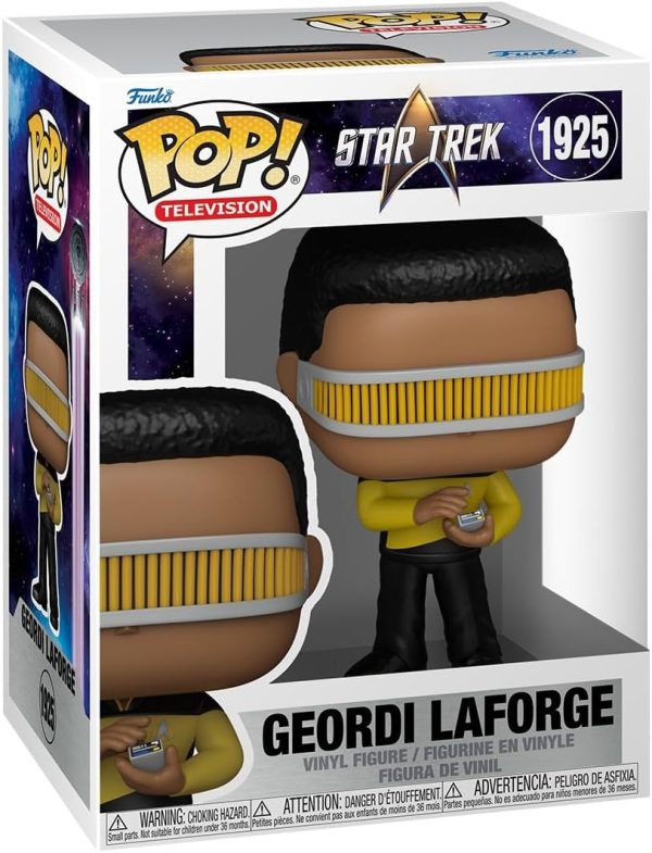 Funko Pop! TV: Star Trek Next Generation - Geordi La Forge - Collectable Vinyl Figure - Gift Idea - Official Merchandise - Toys for Kids & Adults - Sci-Fi Fans