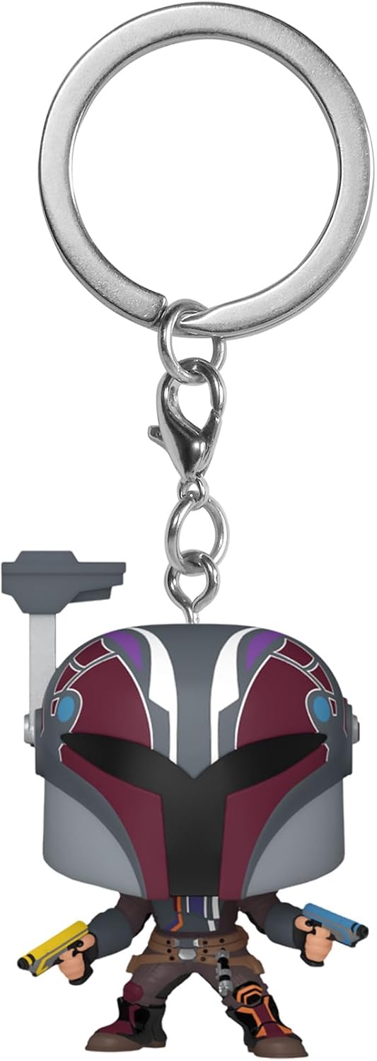 Funko POP! Keychain: Ahsoka - Sabine Wren - Star Wars Novelty Keyring - Collectable Mini Figure - Stocking Filler - Gift Idea - Official Merchandise - TV Fans - Backpack Decor