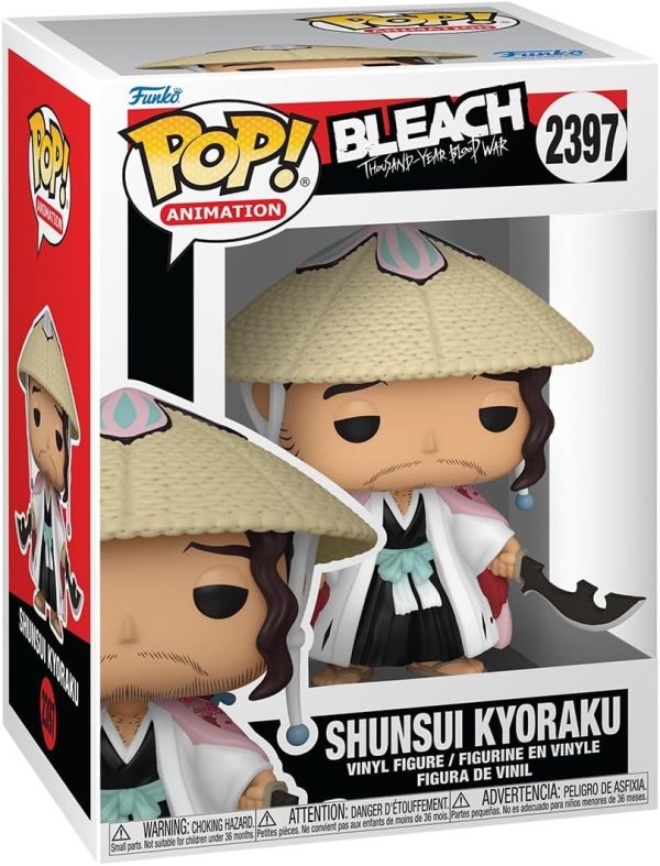 Funko Pop! Animation: Bleach Thousand Year Blood War - Shunsui Kyoraku - Collectable Vinyl Figure - Gift Idea - Official Merchandise - Toys for Kids & Adults - Anime Fans - for Collectors & Display