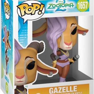 Funko Pop! Disney: Zootopia 2 - Gazelle - Collectable Vinyl Figure - Gift Idea - Official Merchandise - Toys for Kids & Adults - Disney Fans - Model Figure for Collectors and Display