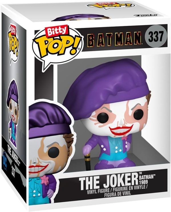 Funko Bitty POP! Batman 85th - Freeze. 4-Pack and A Surprise Mystery Mini Figure - 0.9 Inch (2.2 Cm) - DC Comics Collectable - Stackable Display Shelf Included - Gift Idea - Party Bags Stocking