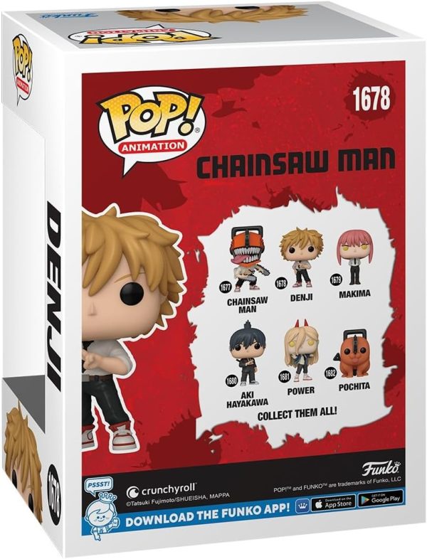 Funko POP! Animation: CSM - Denji - Chainsaw Man - Collectable Vinyl Figure - Gift Idea - Official Merchandise - for Kids & Adults - Anime Fans - Model Figure for Collectors and Display