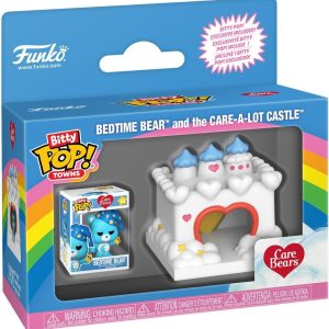 Funko Pop! Bitty Town: Care Bears - Care-a-Lot Castle Castle - Bedtime Bear - 0.9 Inch and 2 Inch (5.1 Cm) - Cartoon Collectable - Gift Idea - Toys for Kids & Adults
