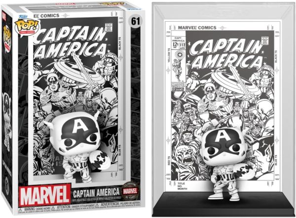 Funko POP Comic Cover: Marvel's 85th Anniversary - Captain America - Marvel Comics - Collectable Vinyl Figure - Gift Idea - Official Merchandise - for Kids & Adults - Movies Fans