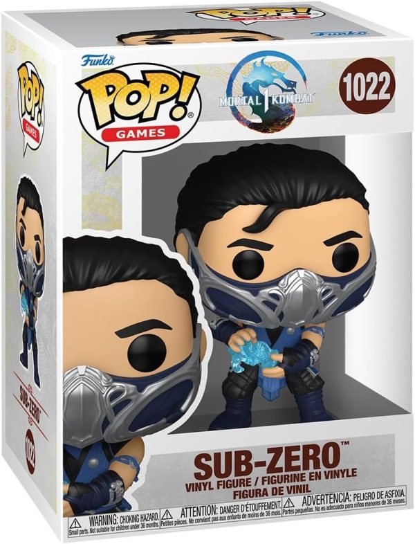 Funko POP Games: Mortal Kombat 1 - Sub-Zero - Sub Zero - Mortal Kombat Game Franchise - Collectable Vinyl Figure - Gift Idea - Official Merchandise - for Kids & Adults - Video Games Fans
