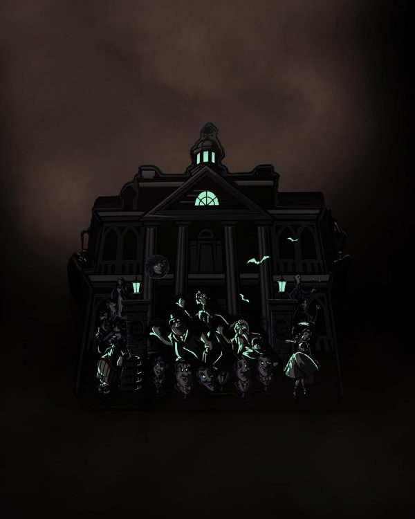 Loungefly Disney: Haunted Mansion Crossbody Purse. Amazon Exclusive