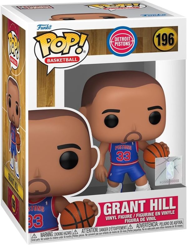 Funko POP NBA: Pistons - RS - Grant Hill - Collectable Vinyl Figure - Gift Idea - Official Merchandise - for Kids & Adults - Sports Fans - Model Figure for Collectors and Display