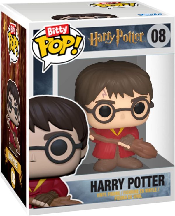 Funko Bitty POP! HP - Dumbledore. 4-Pack - Albus Dumbledore. Nearly Headless Nick. Minerva McGonagall and A Surprise Mystery Mini Figure - 0.9 Inch (2.2 Cm) - Harry Potter Collectable - Gift Idea