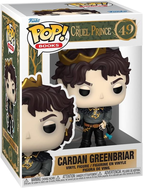 Funko Pop! Books: The Folk of The Air:The Cruel Prince - Cardan Greenbriar - Collectable Vinyl Figure - Gift Idea - Official Merchandise - Toys for Kids & Adults - Books Fans - Figure for Collectors