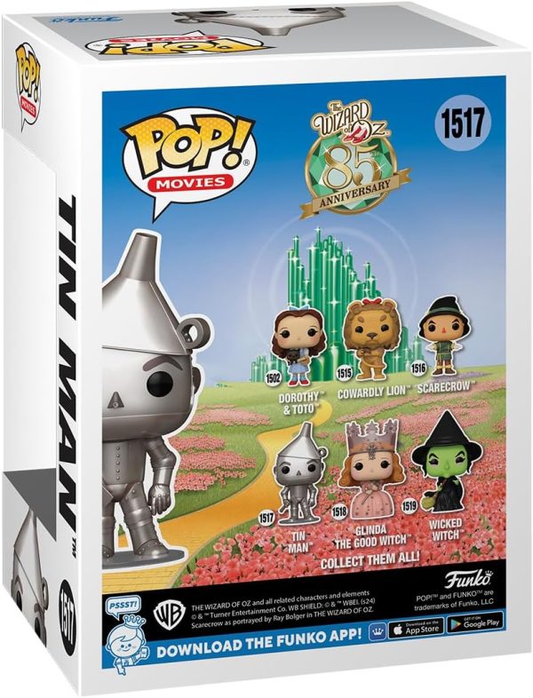 Funko POP! Movies: The Wizard of Oz - The Tin Man - Collectable Vinyl Figure - Gift Idea - Official Merchandise - for Kids & Adults - Movies Fans - Model Figure for Collectors and Display