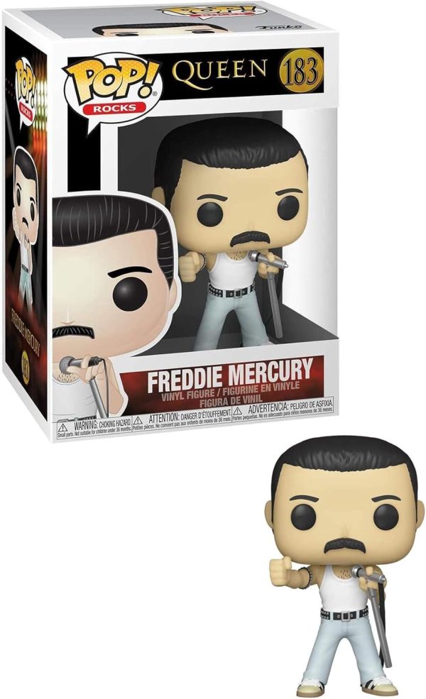 Funko POP Pop! Rocks: Queen - Freddie Mercury Radio Gaga 1985. Multicolor. 3.75 inches