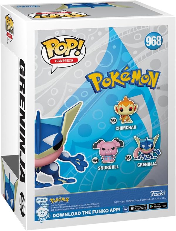 Funko Pop Games: Pokemon - Greninja - Collectable Vinyl Figure - Gift Idea - Official Merchandise - Toys for Kids & Adults - Video Games Fans - Model Figure for Collectors and Display