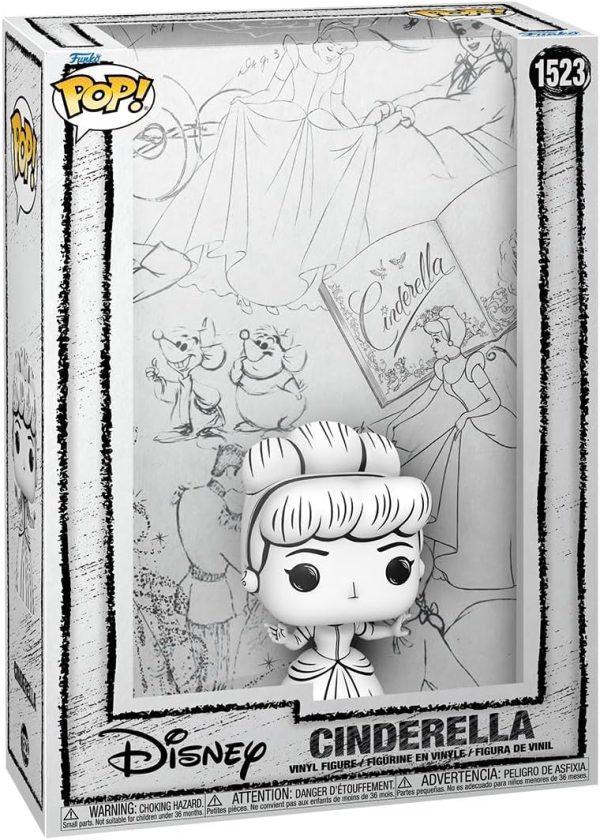 Funko POP Cover: Sketched - Cinderella - Collectable Vinyl Figure - Gift Idea - Official Merchandise - for Kids & Adults - Movies Fans - Model Figure for Collectors and Display