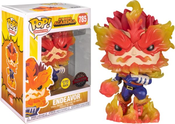 Funko Pop! Animation: My Hero Academia - Endeavor (Glow in The Dark). Amazon Exclusive