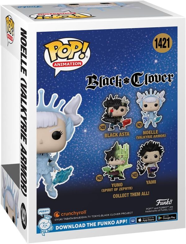 Funko POP! Animation: Black Clover - Noelle - (Valkyrie Armor) - Collectable Vinyl Figure - Gift Idea - Official Merchandise - for Kids & Adults - Anime Fans - Model Figure for Collectors and Display