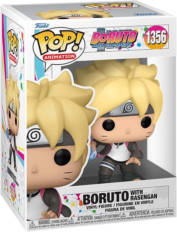 Funko POP! Animation: Boruto - Boruto Uzumaki with Ransengan - Glow in The Dark - Boruto: Naruto Next Generations - Collectable Vinyl Figure - Gift Idea - Official Merchandise