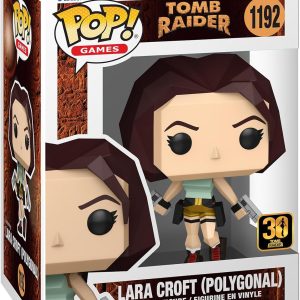 Funko Pop! Games: Tomb Raider - Lara Croft - (Polygon) - Collectable Vinyl Figure - Gift Idea - Official Merchandise - Toys for Kids & Adults - Video Games Fans - Model Figure for Collectors
