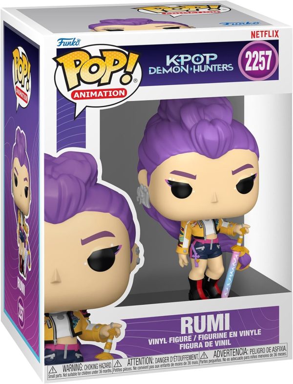 Funko Pop! Animation: Kpop Demon Hunters - Rumi - Collectable Vinyl Figure - Gift Idea - Official Merchandise - Toys for Kids & Adults - TV Fans - Model Figure for Collectors