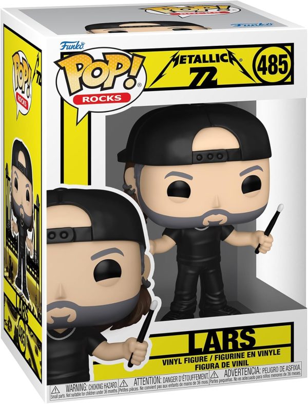Funko Pop! Rocks: Metallica - Lars - 72 Seasons - Collectable Vinyl Figure - Gift Idea - Official Merchandise - Toys for Kids & Adults - Music Fans - Model Figure for Collectors and Display