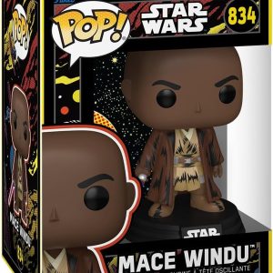 Funko Pop! Star Wars: Mace Windu - (Retro) - Collectable Vinyl Figure - Gift Idea - Official Merchandise - Toys for Kids & Adults - Movies Fans - Model Figure for Collectors and Display