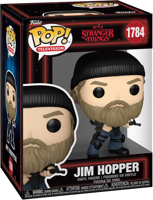Funko Pop! TV: Stranger Things - Jim Hopper - Collectable Vinyl Figure - Gift Idea - Official Merchandise - Toys for Kids & Adults - TV Fans - Model Figure for Collectors and Display
