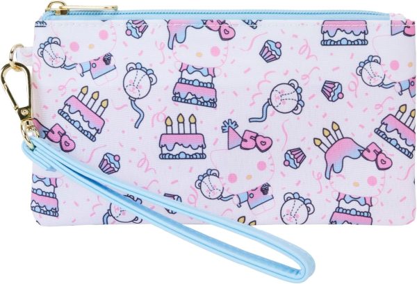 Funko Pop! Sanrio: Hello Kitty 50th Anniversary All Over Print Cake Wristlet Wallet