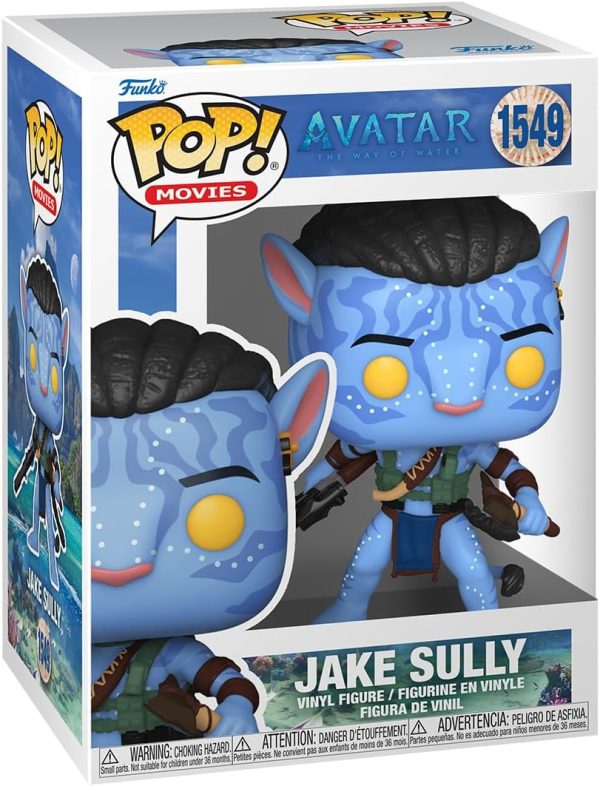 Funko POP! Movies: Avatar: The Way of Water - Jake Sully - (Battle) - Collectable Vinyl Figure - Gift Idea - Official Merchandise - for Kids & Adults - Movies Fans - Model Figure for Collectors