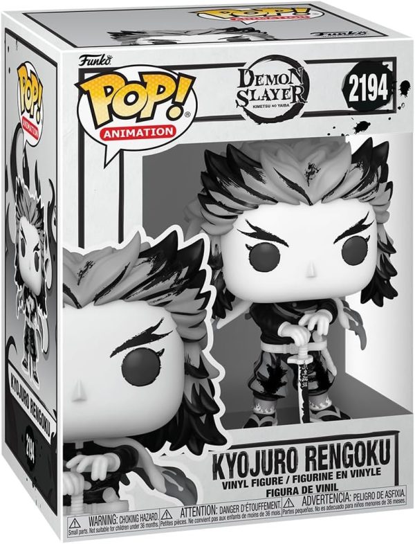 Funko Pop! Animation: Demon Slayer - Rengoku - Sumi-Ink - Collectable Vinyl Figure - Gift Idea - Official Merchandise - Toys for Kids & Adults - Anime Fans - Model Figure for Collectors