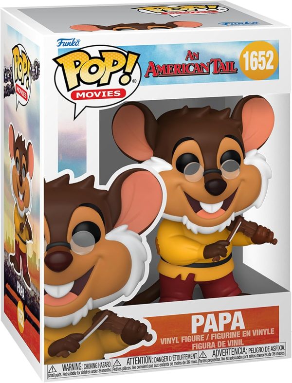 Funko POP Movies: American Tail ?C Papa Mousekewitz ? - an American Tail - Collectable Vinyl Figure - Gift Idea - Official Merchandise - for Kids & Adults - Movies Fans - Model Figure for Collectors