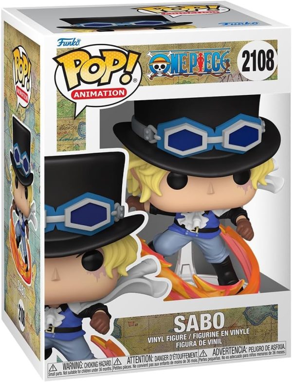 Funko Pop! Animation: One Piece - Sabo - Collectable Vinyl Figure - Gift Idea - Official Merchandise - Toys for Kids & Adults - Anime Fans - Model Figure for Collectors and Display