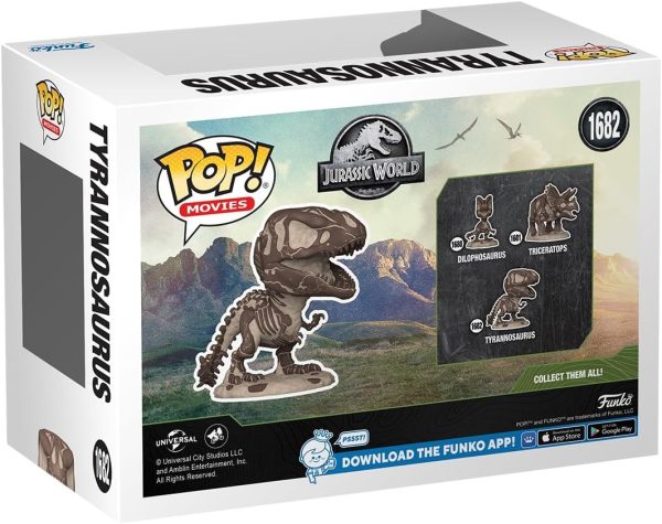 Funko Pop Movies: Jurassic Park? Fossil - Tyrannosaurus - Collectable Vinyl Figure - Gift Idea - Official Merchandise - Toys for Kids & Adults - Action/Adventure Fans - Model Figure for Collectors