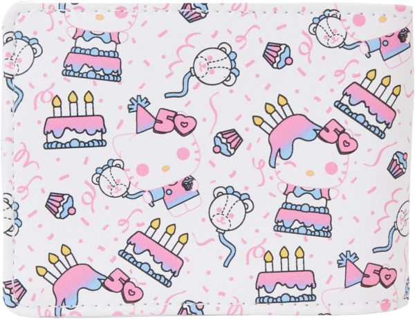 Funko Pop! Sanrio: Hello Kitty 50th Anniversary All Over Print Cake Bi-Fold Wallet