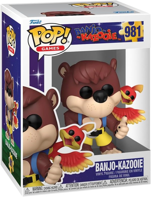 Funko POP! Games: Banjo Kazooie - Banjo & Kazooie - Collectable Vinyl Figure - Gift Idea - Official Merchandise - for Kids & Adults - Video Games Fans - Model Figure for Collectors and Display