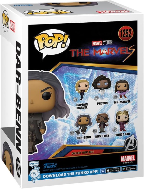 Funko POP! Vinyl: The Marvels - DAR-Benn - Collectable Vinyl Figure - Gift Idea - Official Merchandise - for Kids & Adults - Movies Fans - Model Figure for Collectors and Display