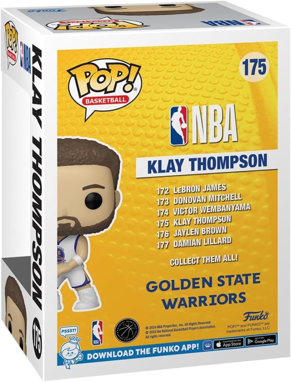 Funko POP! NBA: Warriors - Klay Thompson - Collectable Vinyl Figure - Gift Idea - Official Merchandise - for Kids & Adults - Sports Fans - Model Figure for Collectors and Display