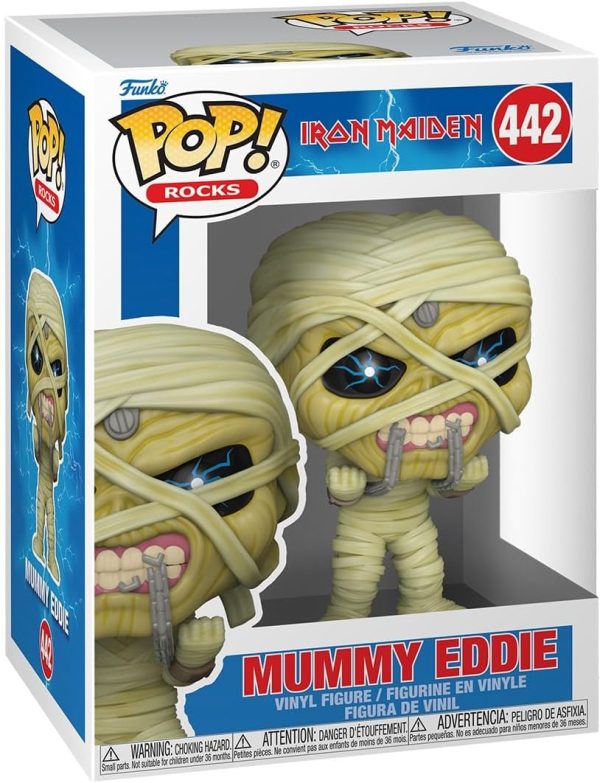 Funko POP Rocks: Iron Maiden - Eddie Mummy Eddie - Collectable Vinyl Figure - Gift Idea - Official Merchandise - for Kids & Adults - Music Fans - Model Figure for Collectors and Display