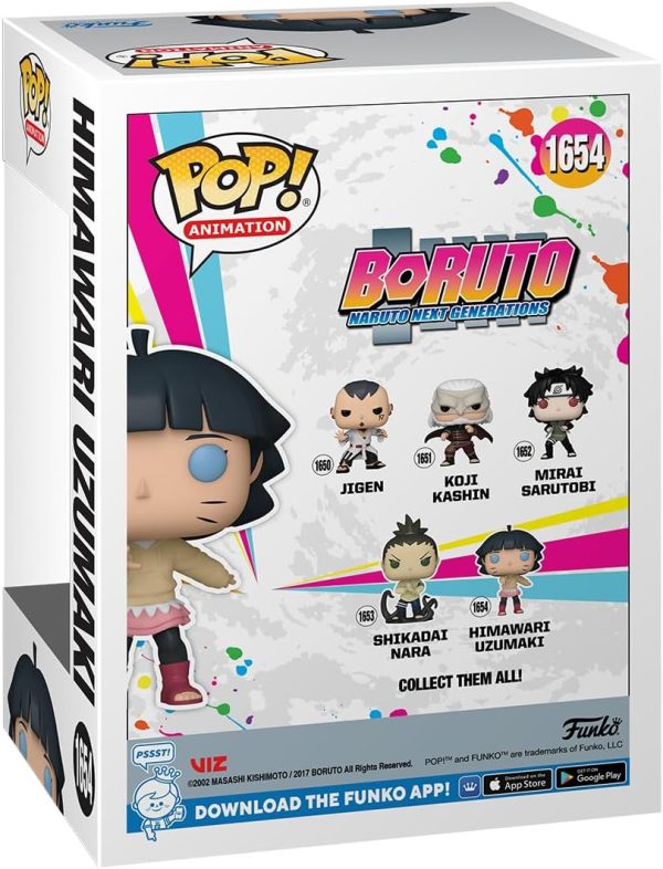 Funko POP! Animation: Boruto - Himawari Uzumaki - 1/6 Odds for Rare Chase Variant - Boruto: Naruto Next Generations - Collectable Vinyl Figure - Gift Idea - Official Merchandise - for Kids & Adults