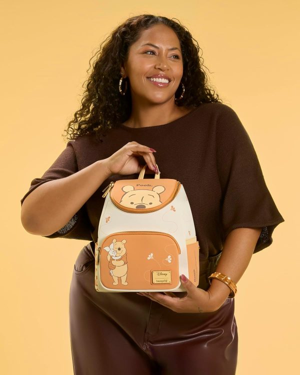 Loungefly Disney: Winnie The Pooh Flap Mini-Backpack. Amazon Exclusive
