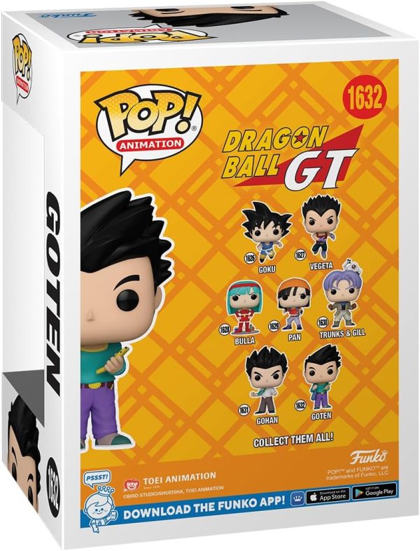 Funko POP! Animation: DBGT - Goten - Dragon Ball - Collectable Vinyl Figure - Gift Idea - Official Merchandise - for Kids & Adults - Anime Fans - Model Figure for Collectors and Display