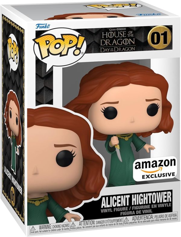 Funko Pop TV: House of The Dragon - Lady Alicent Hightower Hightower. Summer Convention - House of The Dragon - Amazon Exclusive - Collectable Vinyl Figure - Gift Idea - Official Merchandise