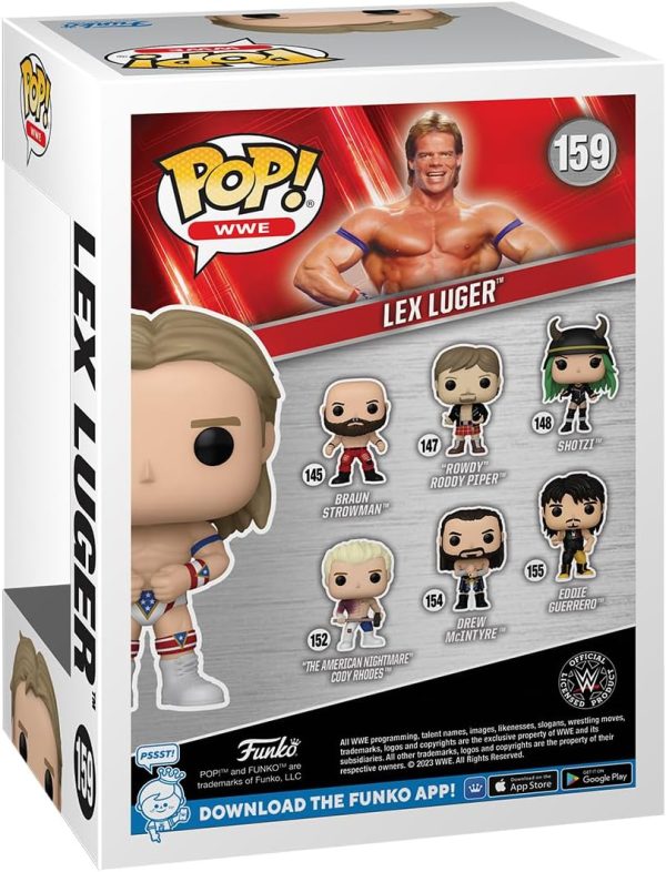 Funko POP! WWE: WWE 94 SS - Lex Luger - Collectable Vinyl Figure - Gift Idea - Official Merchandise - for Kids & Adults - Sports Fans - Model Figure for Collectors and Display