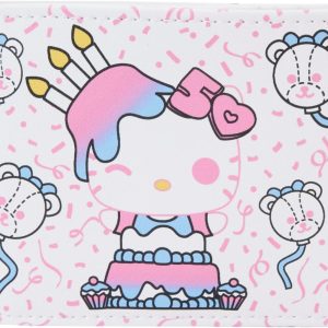 Funko Pop! Sanrio: Hello Kitty 50th Anniversary All Over Print Cake Bi-Fold Wallet