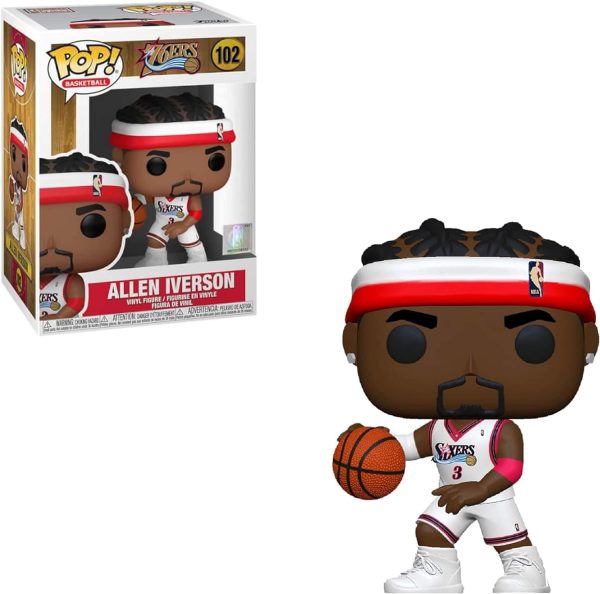 Funko POP NBA: Legends - Allen Iverson (Sixers Home). Multicolor