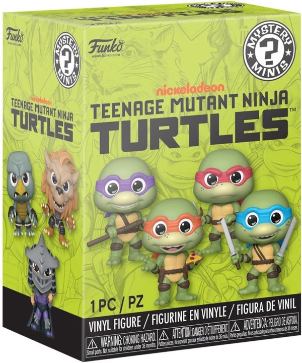 Funko Mystery Mini: Teenage Mutant Ninja Turtles (TMNT) - Single Item per Purchase - Collectable Vinyl Figure - Gift Idea - Official Merchandise - Toys for Kids & Adults - Mini Figure for Collectors